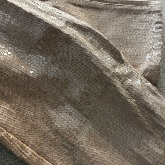 ensemble paillettes jean + tube - Picture 1 of 2